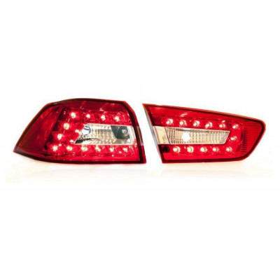 Задняя оптика Red/Clear для Lancer X 